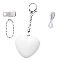 Amazon.co.jp: バッグチャーム 大人可愛い ハート キーホルダー LED